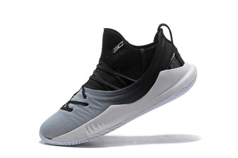 UA Curry 5 Under Armour Curry 5 Black White Gray 3020657-003
