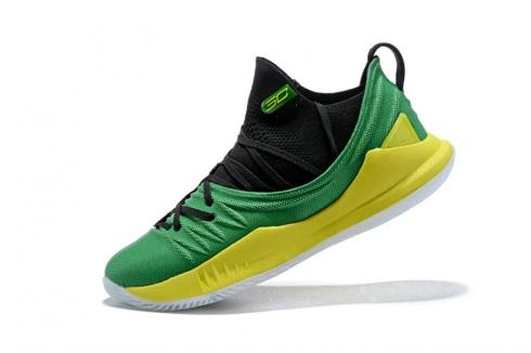 UA Curry 5 Under Armour Curry 5 Green Black 3020657-201