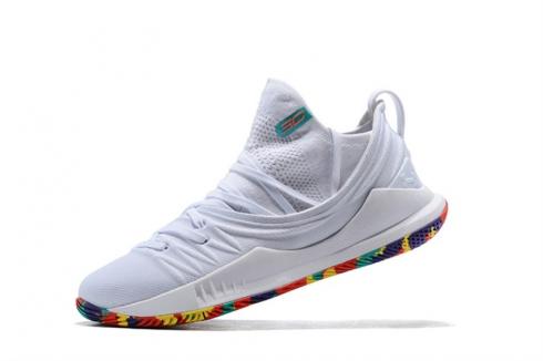 UA Curry 5 Under Armor Curry 5 Trắng 3020657-101