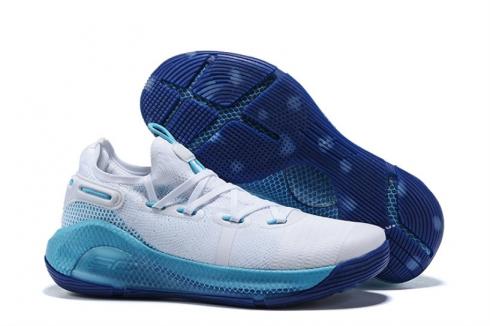 Under Armour Curry 6 Christmas in the Town White Blue 3020612-104