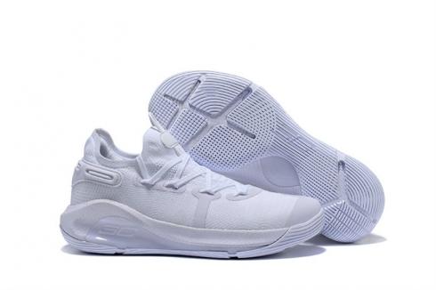 Under Armour Curry 6 Pure White 3020612-100 .
