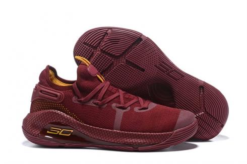 Under Armour Curry 6 酒紅黃 3020612-000
