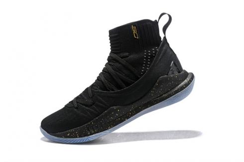 UA Curry 5 Under Armour Curry 5 High Black Gold 3020677-001