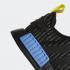Adidas NMD R1 Multi Knit Core Black Real Blue Yellow EG7945