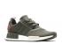Adidas Women Nmd r1 Olive Maroon Brown White Red BA7752