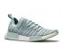 Adidas Womens Nmd r1 Stlt Primeknit Ash Green Steel Raw Footwear White CQ2031