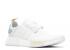Adidas Femmes Nmd r1 Tactile Vert Blanc Chaussures BY3033