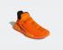Pharrell Williams x Adidas Originals NMD HU Leuchtend Orange Kernschwarz GY0095