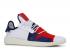 Adidas Pharrell X Billionaire Boys Club Tennis Hu V2 รองเท้าสีขาวสีแดง BB9549