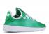 Adidas Pharrell X Tennis Hu Holi รองเท้าสีขาวสีเขียวสดใส DA9619