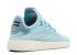 Adidas Pharrell X Tennis Hu J Ice Blue White Giày CP9802