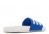 Adidas Adilette Boost Slide ホワイト ロイヤル ブルー クラウド GZ5313 。