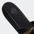 Adidas Adissage Slides Core Schwarz Gold Metallic EG6517