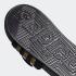 Adidas Adissage Slides Core Schwarz Gold Metallic EG6517