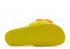 Adidas Jeremy Scott X Adilette Slide Js Bear Core Kuning Cerah Hitam Solar Oranye Q46582