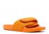 Шлепанцы Adidas Pharrell X Boost Ярко-оранжевые FV7261