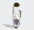 женские кроссовки Addias Superstar с металлическим носком белого золота и металлическим сердечником, черные FV3310