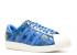 Adidas A Bathing Ape X Undeafeat Superstar 80s Blue Camo S74775