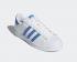 Adidas Originals Superstar Classic Leer Wit Blauw AC8574
