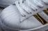 รองเท้า Adidas Originals Superstar Cloud White Gold Metallic S81872