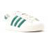 阿迪達斯 Superstar 80 年代復古豪華鞋灰白色綠色學院 B35981