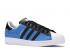 Adidas Superstar Blue Core Zwart Wit Wolk FU9523
