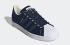 Adidas Superstar Canvas Weiß-Blau-Schuhe FW2652