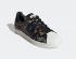 Adidas Superstar Flower Print Core Black Off White Red FW3703
