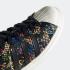 Adidas Superstar Flower Print Core Black Off White Red FW3703