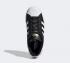 Adidas Superstar J Wordmark Heel Stripe Core Black Cloud Wit Goud Metallic FX5872