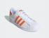Adidas Superstar Knicks Split Footwear Biały Pomarańczowy Niebieski FX5526