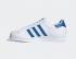 Adidas Superstar Knicks Split Footwear สีขาว สีส้ม สีฟ้า FX5526