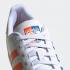 Adidas Superstar Knicks Split Footwear Blanc Orange Bleu FX5526