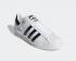Adidas Superstar Prada White Core Черные повседневные туфли FW6680