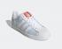 Adidas Superstar Shallow Blue Cloud White Hi-Res Red Shoes FY5252