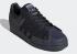 Adidas Superstar Glattleder und Wildleder Core Black Dust Purple FX5564