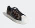 Adidas Dame Superstar Bold Floral Core Sort Off White Rød FW3701