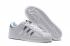 Adidas Dame Superstar Hvid Sølv Metallic Sort AQ3091