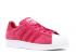 Adidas Womens Superstar Pink University White Shoes S76156