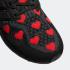 阿迪達斯 Ultra Boost 5.0 DNA 情人節核心黑色鮮豔紅色 GX4105