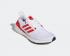 Adidas Ultraboost 22 Cloud White Vivid Red Beam Geel HP2485