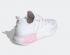 Femme Adidas ZX 2K Boost Blanc Rose Chaussures FV8983