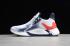 Addias Alphabounce Instinct Cloud White Navy Blue Red Shoes CG5584