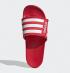 Шлепанцы Adidas Adilette Comfort ADJ Red Cloud White EG1348