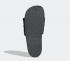 Adidas Adilette Comfort Slides ajustáveis Core Black Cloud White Grey Six EG1344