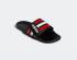 Adidas Adilette Comfort Justerbare Slides Core Black Vivid Red Cloud White FY8138