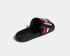 阿迪達斯 Adilette 舒適可調式拖鞋核心黑色鮮豔紅色雲白色 FY8138