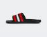 chinelos ajustáveis Adidas Adilette Comfort Core Black Vivid Red Cloud White FY8138