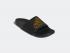 Adidas Adilette Comfort Slides Core Preto Ouro Metálico EG1850