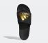 アディダス アディレット コンフォート スライド コア ブラック ゴールド メタリック EG1850、靴、スニーカー